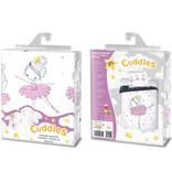 Cuddles BABY / Toddler duvet cover, Ballerina - 100 x 135 cm / 40 x 60 cm - Cotton