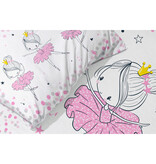 Cuddles BABY / Toddler duvet cover, Ballerina - 100 x 135 cm / 40 x 60 cm - Cotton