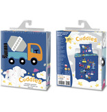 Cuddles Housse de couette BÉBÉ / Enfant, Voiture - 100 x 135 cm / 40 x 60 cm - Coton