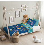 Cuddles Housse de couette BÉBÉ / Enfant, Voiture - 100 x 135 cm / 40 x 60 cm - Coton