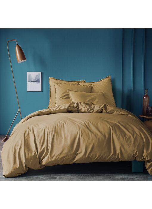 Matt & Rose Housse de couette Miel 240 x 220 + 65 x 65 Coton lavé