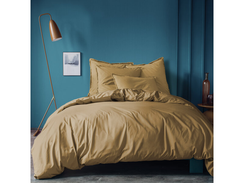 Matt & Rose Bettbezug, Honig - Twin - 240 x 220 + 2x 65 x 65 cm - Gewaschene Baumwolle