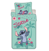 Disney Lilo & Stitch Bettbezug, Hawaii - Einzelbett - 140 x 200 cm / 70 x 90 cm - Baumwolle