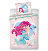 Cuddles BABY-/Kleinkind-Bettbezug, Meerjungfrau - 100 x 135 cm / 40 x 60 cm - Baumwolle