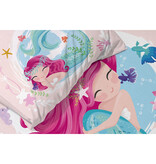 Cuddles BABY / Peuter dekbedovertrek, Zeemeermin - 100 x 135 cm / 40 x 60 cm - Katoen