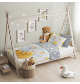 Cuddles Housse de couette BÉBÉ / Enfant, Souris - 100 x 135 cm / 40 x 60 cm - Coton