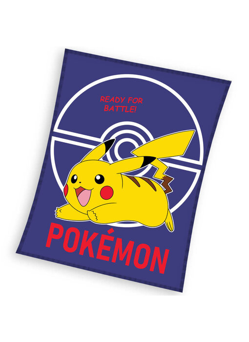 Pokémon Fleece blanket Ready for Battle 130 x 160 cm Polyester