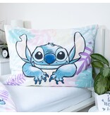 Disney Lilo & Stitch Housse de couette, Feuilles - Simple - 140 x 200 cm / 60 x 80 cm - Coton