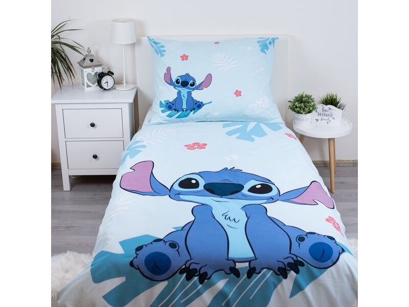 Disney Lilo & Stitch Duvet cover, Summer Time - 140 x 200 + 70 x 90 cm - Cotton