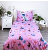 Disney Frozen Housse de couette, Magical Time - 140 x 200 + 60 x 80 cm - Coton
