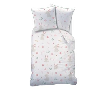 Matt & Rose Duvet cover Petit Lapin 140 x 200 + 63 x 63 cm Cotton