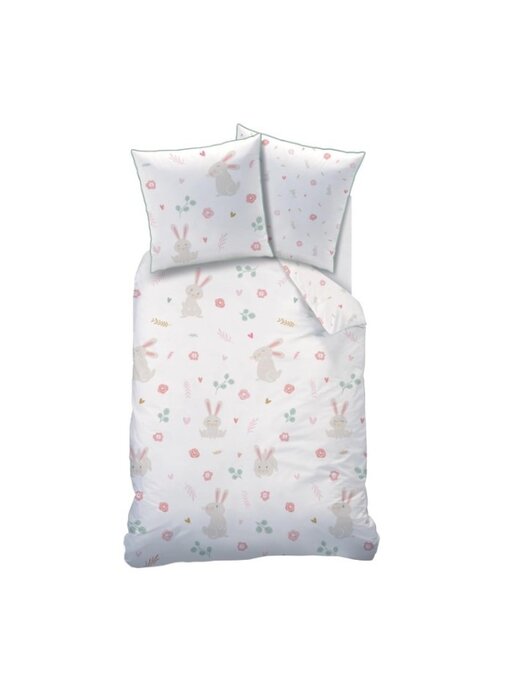 Matt & Rose Duvet cover Petit Lapin 140 x 200 + 63 x 63 cm Cotton