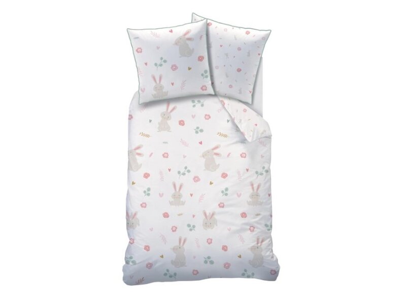 Matt & Rose Duvet cover, Petit Lapin - Single -140 x 200 + 63 x 63 cm - Cotton