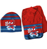 Spidey Ensemble bonnet, écharpe et gants, Go Hero - TAILLE UNIQUE 3-6 ans - Acrylique / Élasthanne