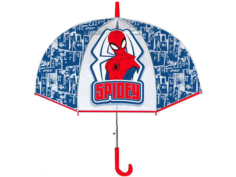 Spider-Man Paraplu, Flying Hero - Ø 62 x 60 cm - Plastic