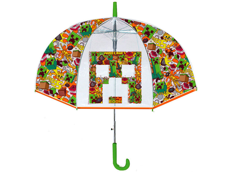 Minecraft Paraplu Creepers - Ø 62 x 60 cm - Plastic