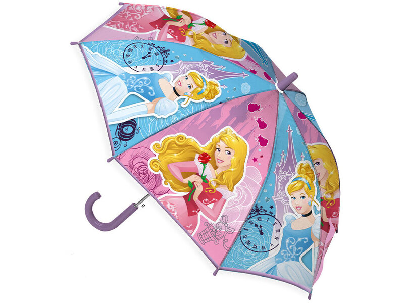 Disney Princess Paraplu, Clock- Ø 75 x 62 cm - Polyester
