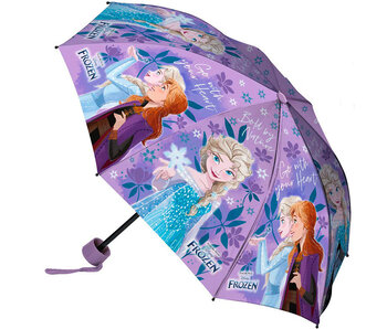 Disney Frozen Regenschirm Go with your Heart Ø 90 x 24/55 cm Polyester