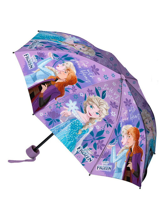 Disney Frozen Paraplu Go with your Heart Ø 90 x 24/55 cm Polyester