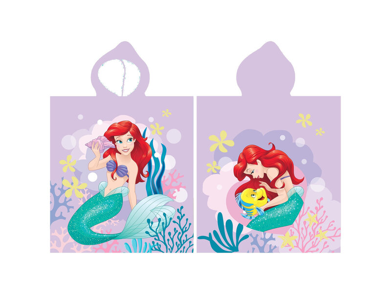 Disney Kleine Zeemeermin Poncho, Friends - 50 x 115 cm - Katoen