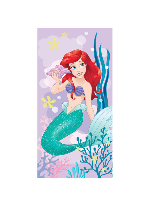 Disney De Kleine Zeemeermin Beach towel Ariel 70 x 140 cm Cotton