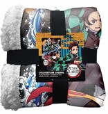 Demon Slayer Sherpa-Fleecedecke, Nezuko – 100 x 150 cm – Polyester