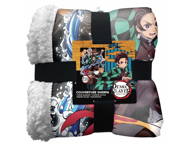 Demon Slayer Sherpa-Fleecedecke, Nezuko – 100 x 150 cm – Polyester