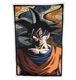 Dragon Ball Sherpa-Fleecedecke, Kamehameha - 100 x 150 cm - Polyester