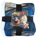 Dragon Ball Sherpa-Fleecedecke, Kamehameha - 100 x 150 cm - Polyester