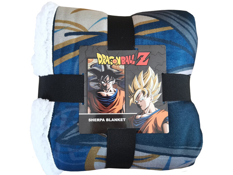 Dragon Ball Sherpa-Fleecedecke, Kamehameha - 100 x 150 cm - Polyester