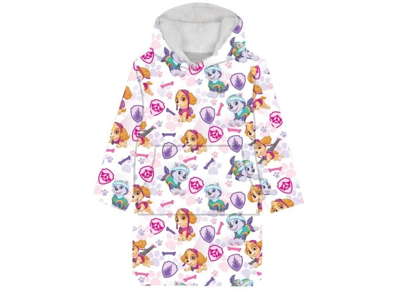 PAW Patrol Couverture polaire à capuche, Skye Everest - Enfant - Taille unique (7-14 ans) - Polyester