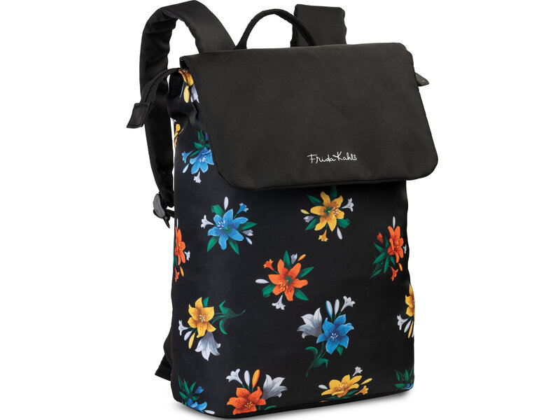 Frida Kahlo Rucksack, Blume - 40 x 27 x 13 cm - Polyester