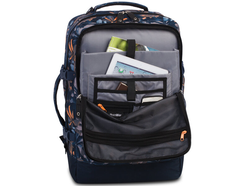 Bestway Rucksack Cabin Pro, Leaves - 54 x 35 x 23 cm - Polyester