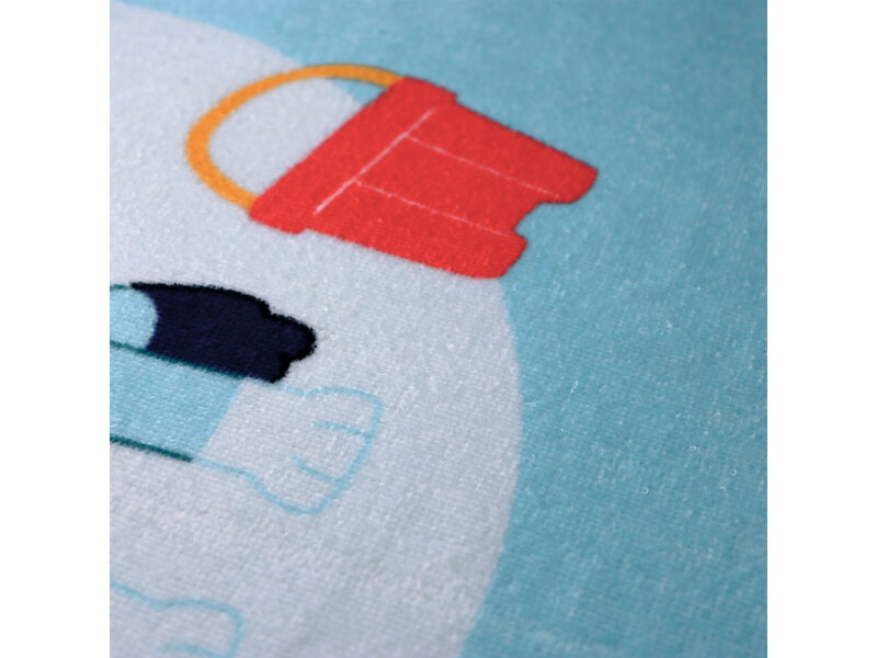 Bluey Poncho / Cape de bain, Hourra - 60 x 120 cm - Coton