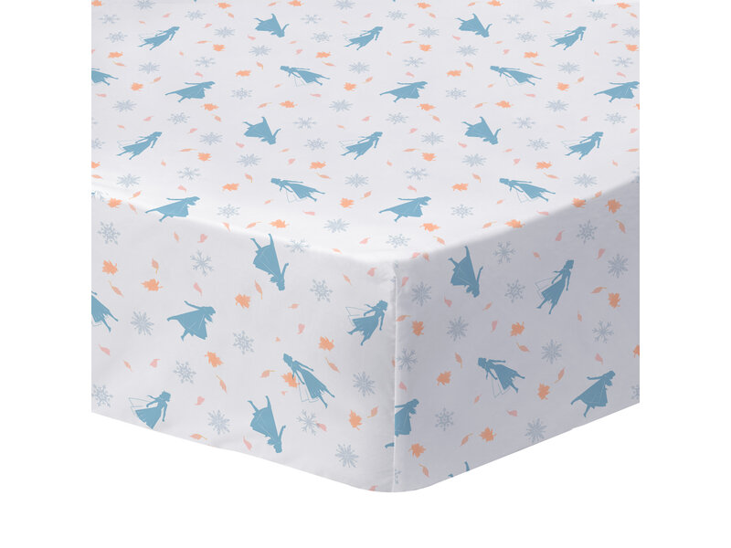 Disney Frozen Drap-housse, Sisters - Simple - 90 x 190/200 cm - Coton