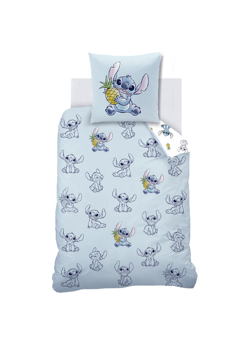 Disney Lilo & Stitch Dekbedovertrek Ananas 140 x 200 + 63 x 63 cm Katoen