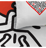 Keith Haring Housse de couette Red Love - 140 x 200 + 63 x 63 cm - Coton