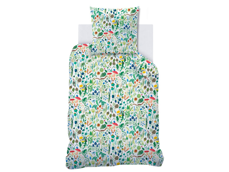 Wee Blue Bell Bettbezug Fauna Flora - 140 x 200 + 63 x 63 cm - Baumwolle