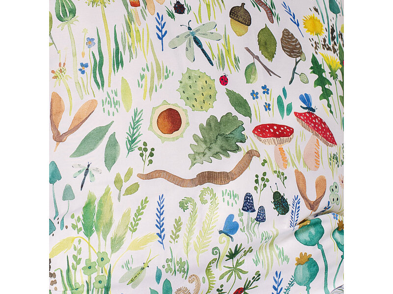 Wee Blue Bell Bettbezug Fauna Flora - 140 x 200 + 63 x 63 cm - Baumwolle
