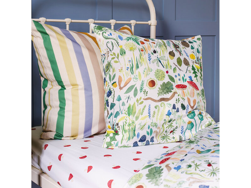 Wee Blue Bell Bettbezug Fauna Flora - 140 x 200 + 63 x 63 cm - Baumwolle