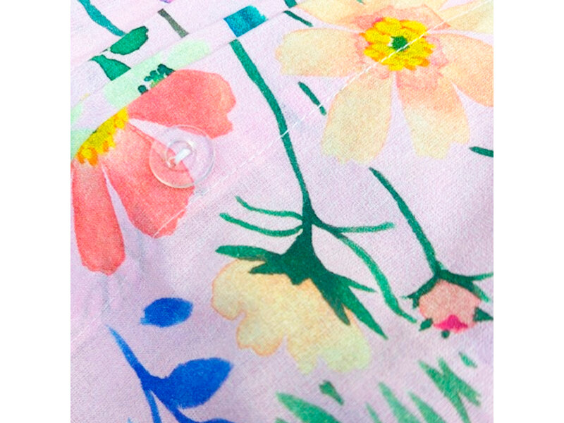 Wee Blue Bell Dekbedovertrek Jardin Secret - 140 x 200 + 63 x 63 cm - Katoen