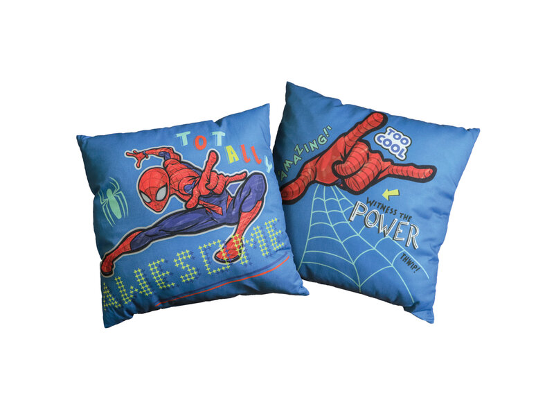 SpiderMan Sierkussen, Awesome - 40 x 40 cm - Polyester