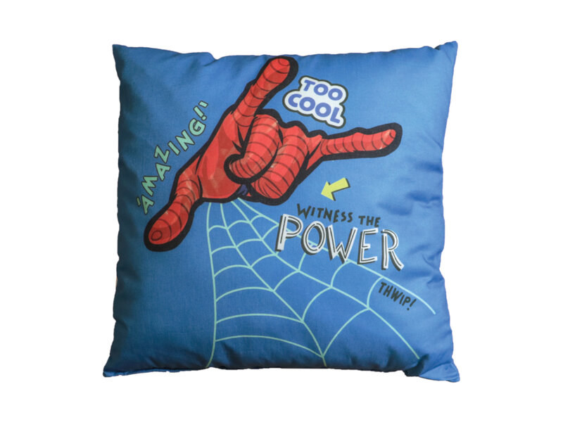 SpiderMan Sierkussen, Awesome - 40 x 40 cm - Polyester