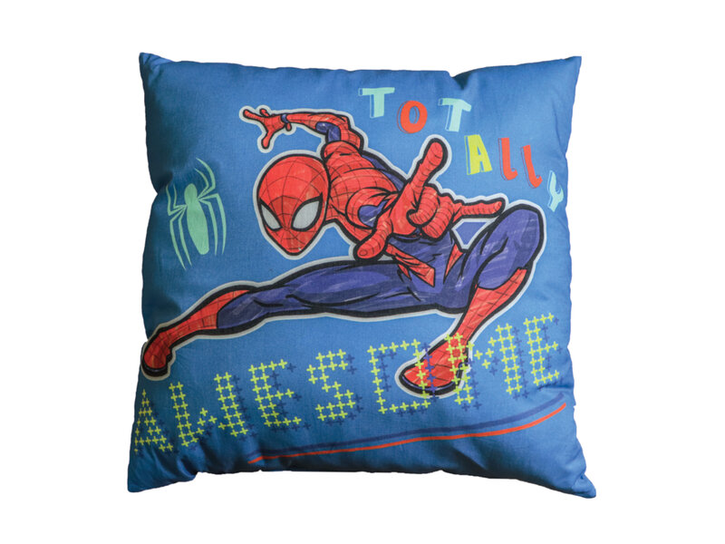 Spider-Man Coussin décoratif Awesome - 40 x 40 cm - Polyester