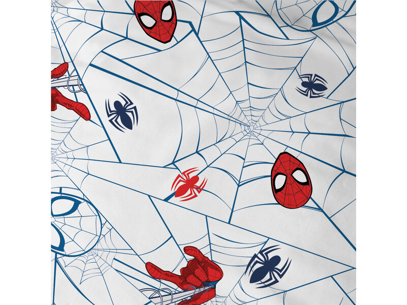 SpiderMan Fitted sheet, Jumping - Single - 90 x 190/200 cm - Cotton