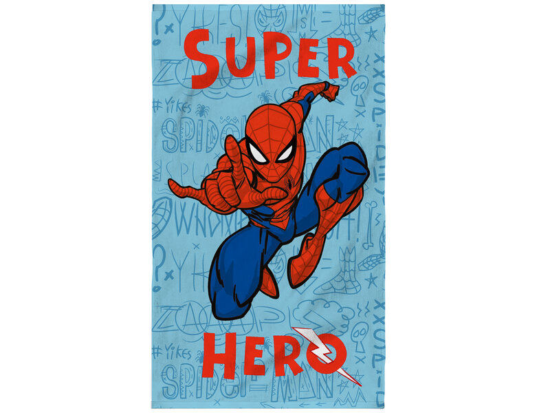 SpiderMan Serviette de plage, Sketches - 70 x 120 cm - Coton