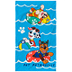 Serviette de plage Eau 70 x 120 cm Coton