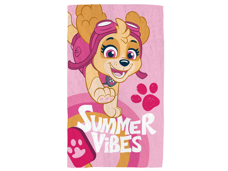 PAW Patrol Beach towel, Summer Vibes - 70 x 120 cm - Cotton