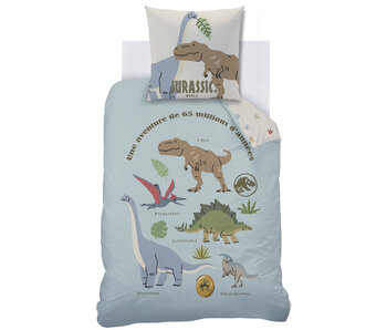 Jurassic World Dekbedovertrek Sicju 140 x 200 + 63 x 63 cm Katoen