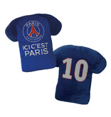 Paris Saint Germain Coussin décoratif 3D, T-shirt - 38 x 25 cm - Polyester